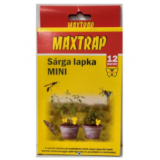Maxtrap sárga lap kicsi pillangó 13.5 x 8 cm