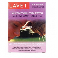 Lavet multivitamin tabletta macsáknak 50db