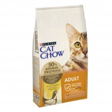 CAT CHOW Adult Csirkében gazdag száraz macskaeledel 15kg