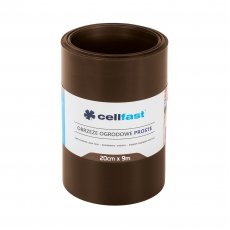 Cellfast Ágyásszegély 20cm x 9m barna egyenes