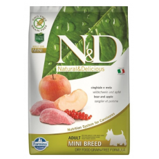 N&D Dog Prime Vaddisznó & alma felnőtt mini száraz kutyatáp 7kg