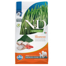 N&D Spirulina Dog hering felnőtt medium/maxi száraz kutyatáp 2kg
