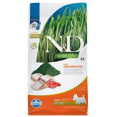 N&D Spirulina Dog hering felnőtt mini száraz kutyatáp 2kg