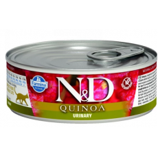 N&D Quinoa Cat macska konzerv Urinary 80g