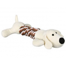 Trixie Animals with Rope Toy - plüss-kötél játék kutyák részére (32cm)