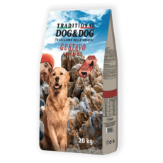 DOG&DOG; Gustavo Attivo marhás, száraz kutyatáp 20kg