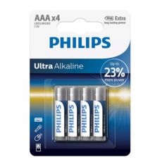 PHILIPS ULTRA ALKALINE AAA 4