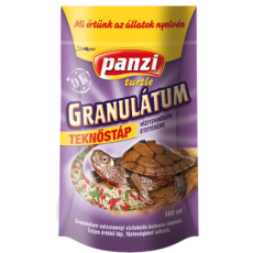 Panzi talpastasakosTeknősgranulátum, teljes értékű teknőstáp 400ml