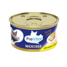 Prevital Mousse csirkés nedves macskaeledel 85g