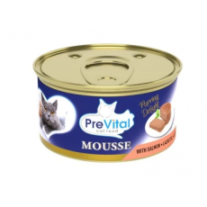 Prevital Mousse lazacos nedves macskaeledel 85g