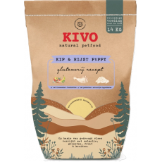 Kivo csirke, rizs gluténmentes hidegen sajtolt száraztáp kölyökkutyáknak 14kg