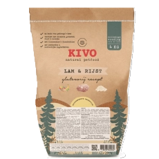Kivo bárány, rizs hidegen sajtolt száraztáp felnőtt, idős kutyáknak 4kg