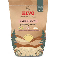 Kivo lazac, rizs hidegen sajtolt száraztáp felnőtt kutyáknak 14kg