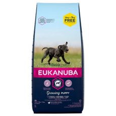Eukanuba Puppy Large nagytestű kölyök száraz kutyatáp 15+3kg