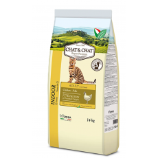 Gheda Chat&Chat Adult Indoor Chicken, csirkés 14kg