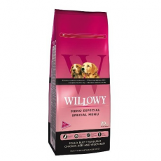 Willowy Special menü száraz kutyatáp 20kg