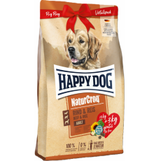 Happy Dog Natur-Croq Rind/Reis marha/ rizs száraz kutyatáp 15 + 3kg