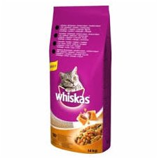 Whiskas száraz csirke-máj 14kg